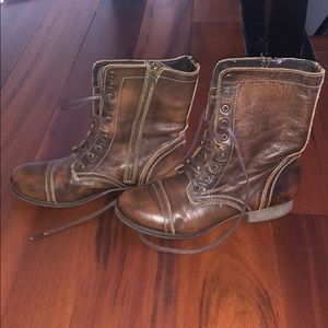 Steve Madden combat boots